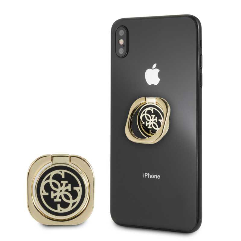 Support anneau métallique 4G GUESS GURSEQGBK – Or — Accessoire · Smarty Paris 18e